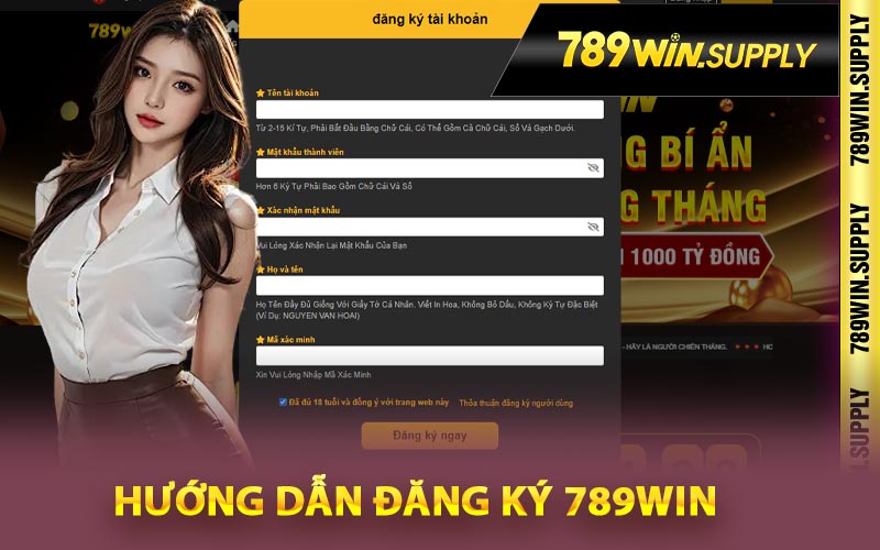 Đăng Ký 789win - Hướng Dẫn Chi Tiết Thực Hiện Nhanh 1 Hướng dẫn đăng ký 789Win